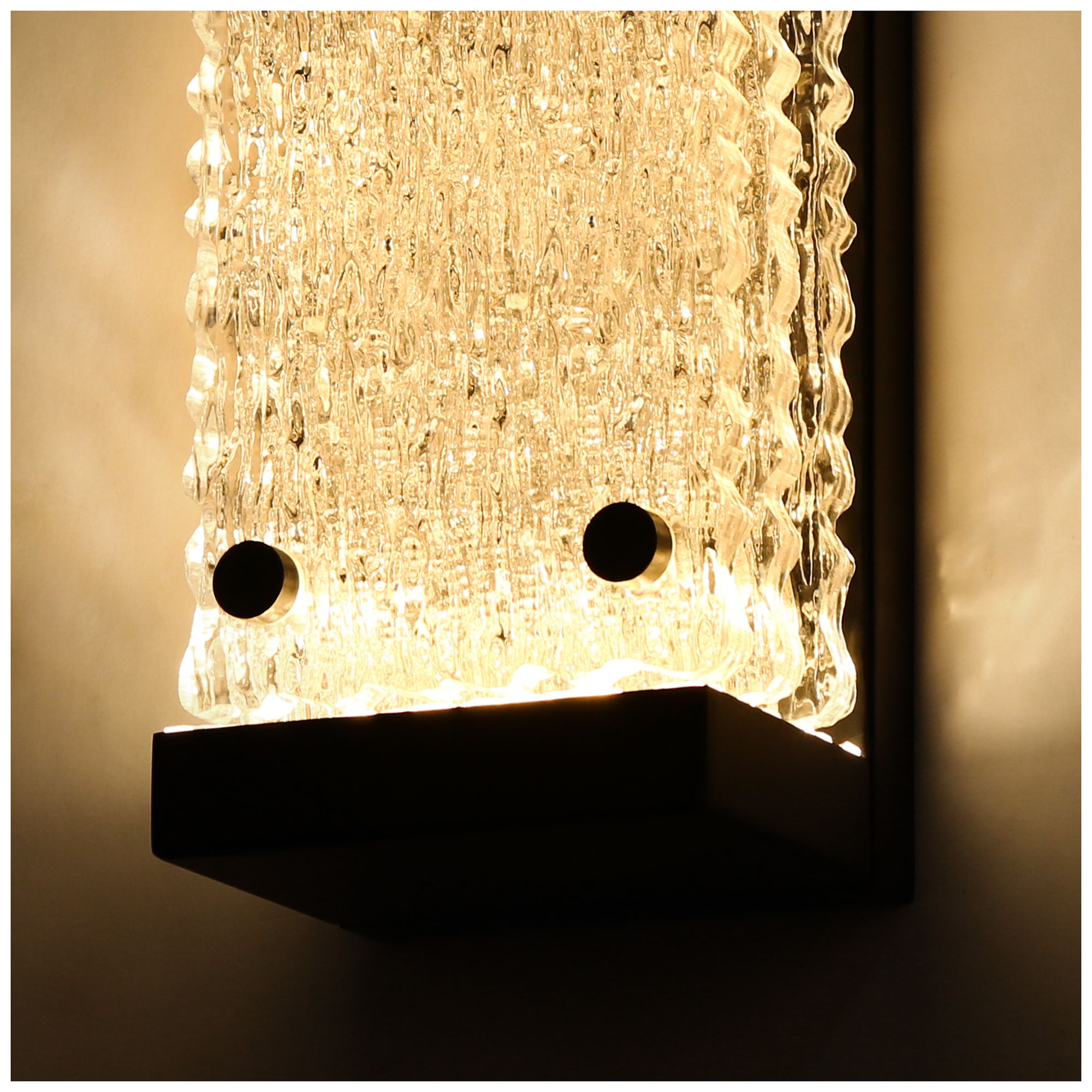 Image 4 1-Light 9.8"H Rectangle Matt Black Wall Lamp more views