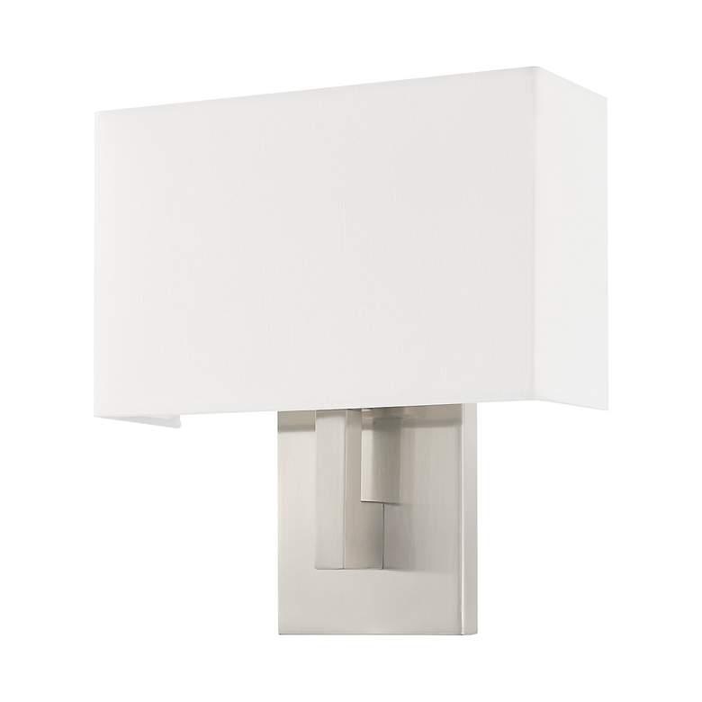 Image 3 1 Light ADA Brushed Nickel Wall Sconce more views