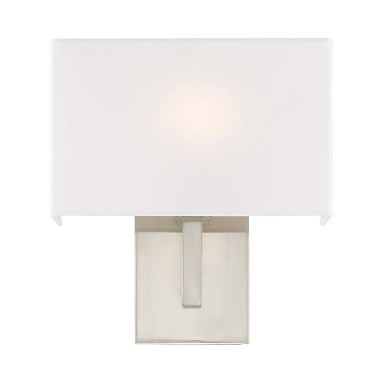 Image 4 1 Light ADA Brushed Nickel Wall Sconce more views
