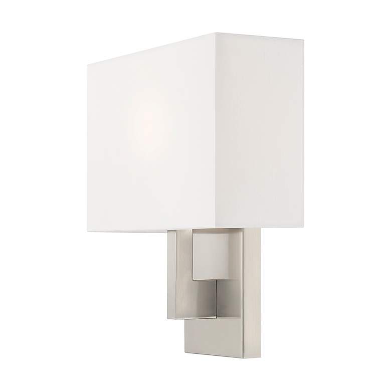 Image 5 1 Light ADA Brushed Nickel Wall Sconce more views