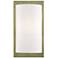 1 Light Antique Brass ADA Sconce with Hand Crafted Off-White Fabric Shade