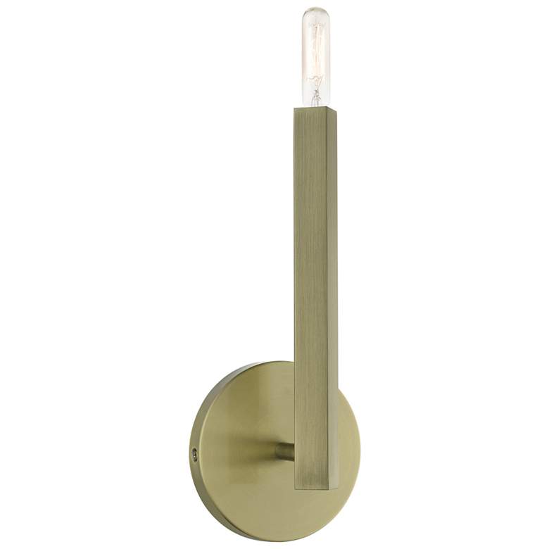 Image 1 1 Light Antique Brass ADA Sconce