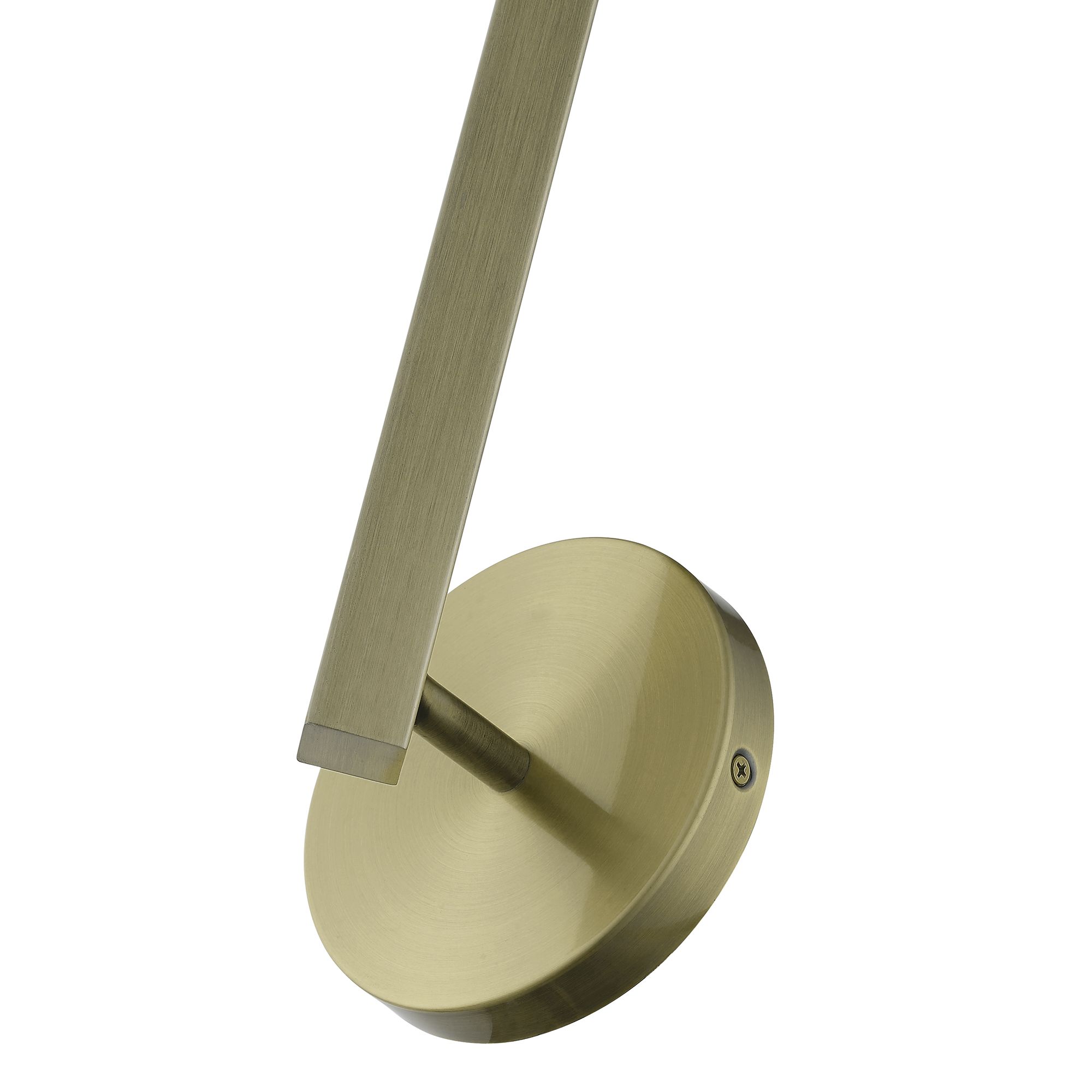 1 Light Antique Brass ADA Sconce