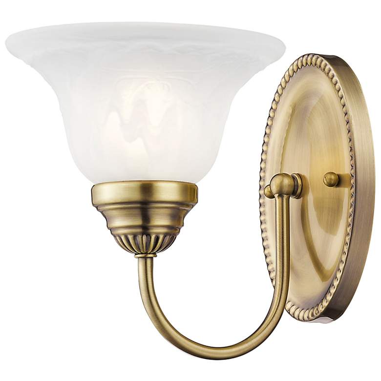 Image 2 1 Light Antique Brass Bath Vanity
