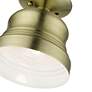 6_1 Light Antique Brass Bell Petite Semi-Flush more views