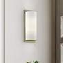 1_1 Light Antique Brass Large ADA Sconce with Off-White Shade