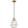 1_1 Light Antique Brass Mini Pendant