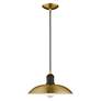Thumbnail3 of 1 Light Antique Brass Mini Pendant more views