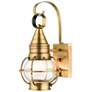 7_1 Light Antique Brass Outdoor Wall Lantern more views