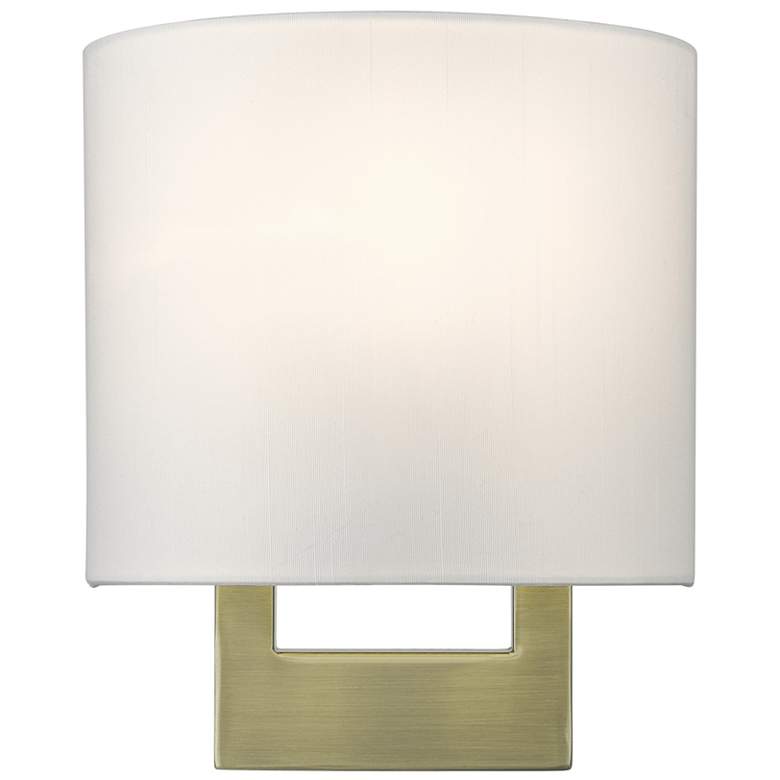 Image 1 1 Light Antique Brass Petite ADA Sconce