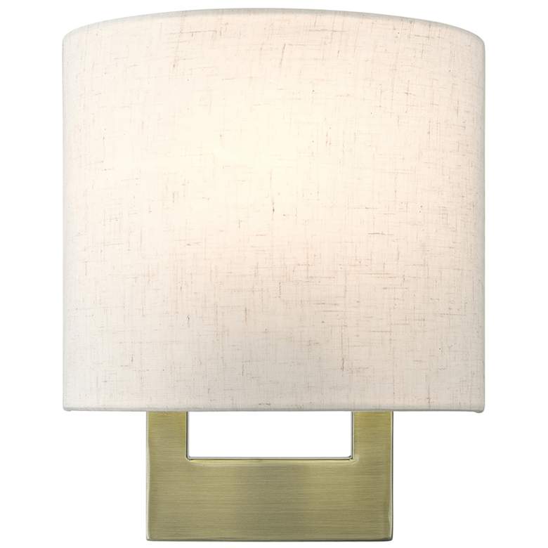 Image 1 1 Light Antique Brass Petite ADA Sconce