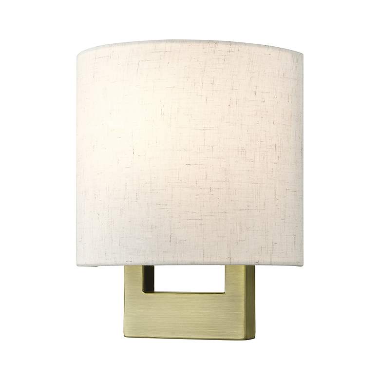 Image 5 1 Light Antique Brass Petite ADA Sconce more views