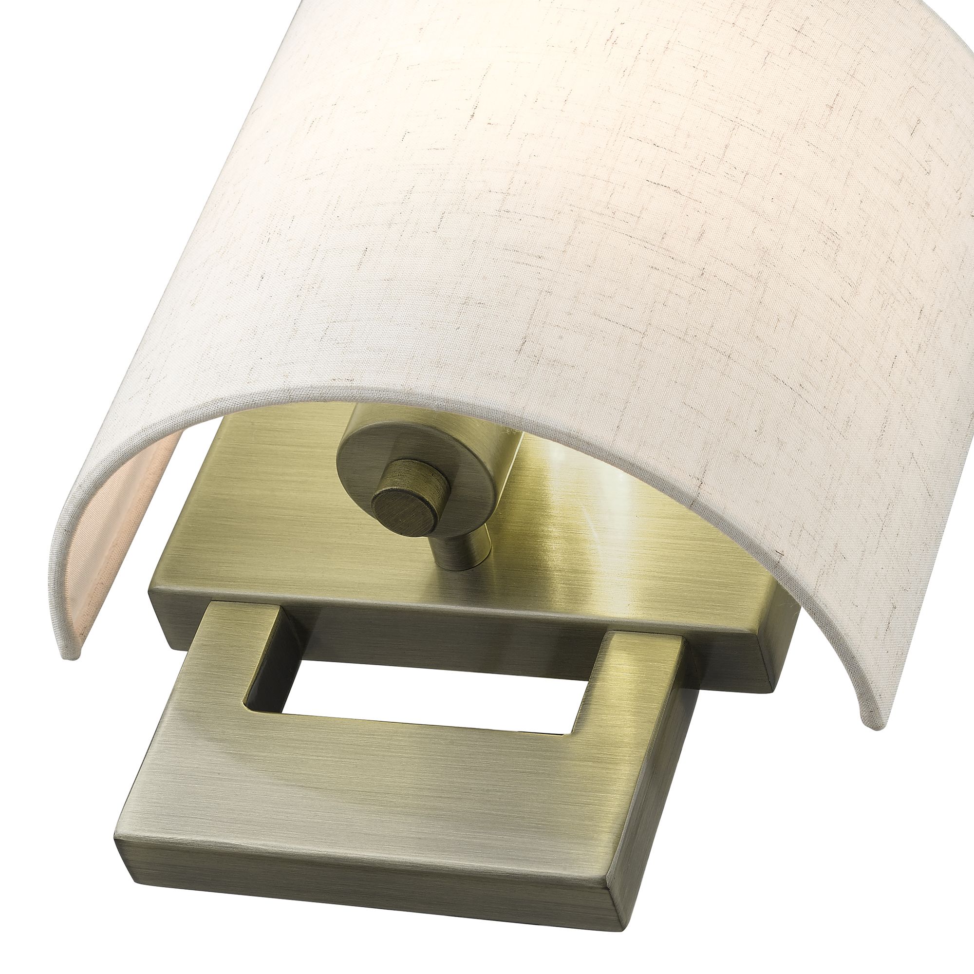 1 Light Antique Brass Petite ADA Sconce