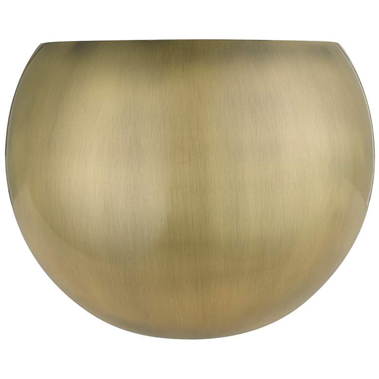Image 1 1 Light Antique Brass Wall Sconce