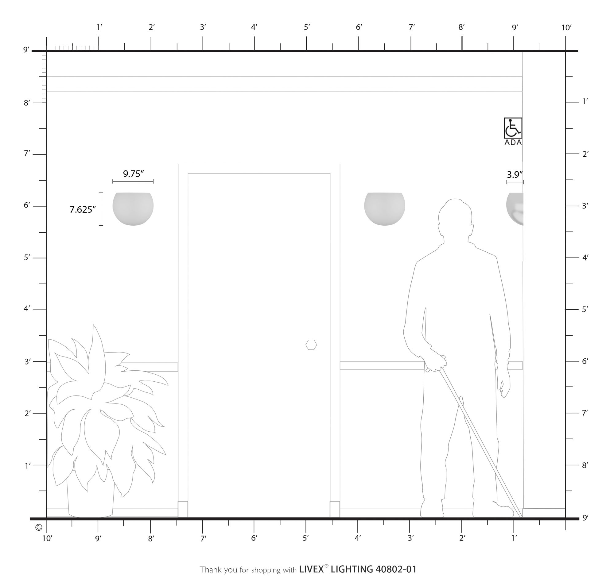 1 Light Antique Brass Wall Sconce