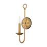 3_1 Light Antique Gold Leaf Single Sconce more views