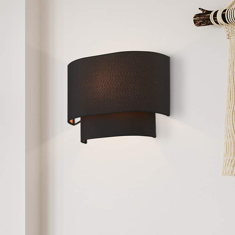 Image 1 1 Light Black ADA Sconce