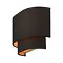 1 Light Black ADA Sconce