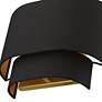 1 Light Black ADA Sconce