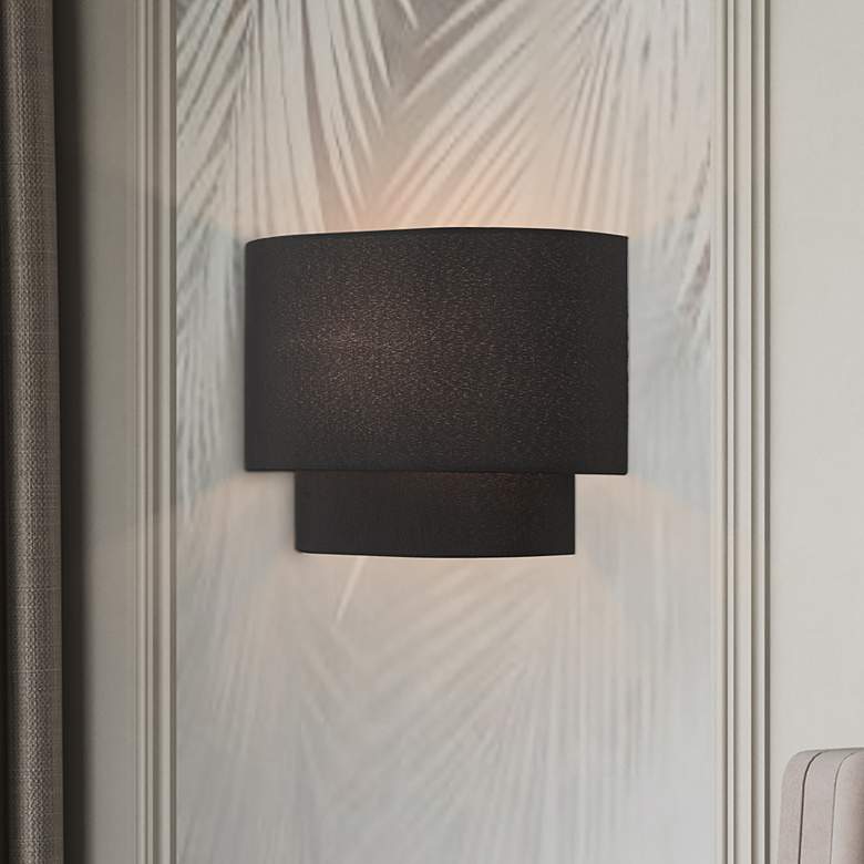 Image 1 1 Light Black ADA Sconce