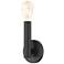 1 Light Black ADA Sconce
