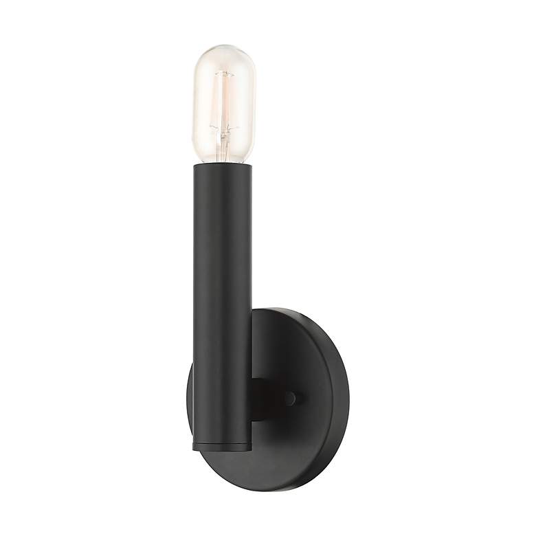 Image 3 1 Light Black ADA Sconce more views