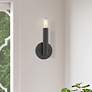 1 Light Black ADA Sconce