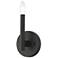 1 Light Black ADA Sconce