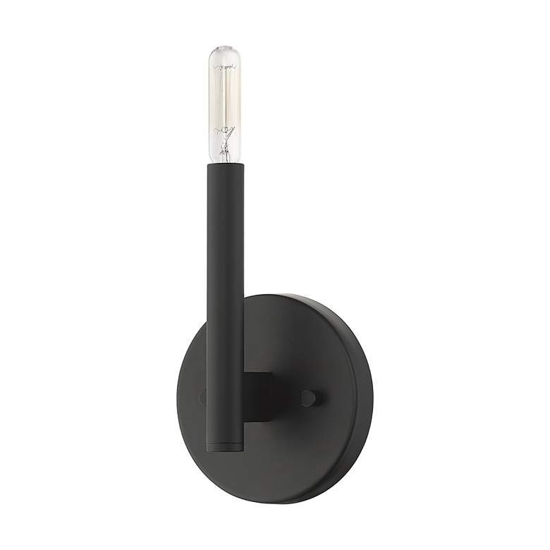 Image 3 1 Light Black ADA Sconce more views
