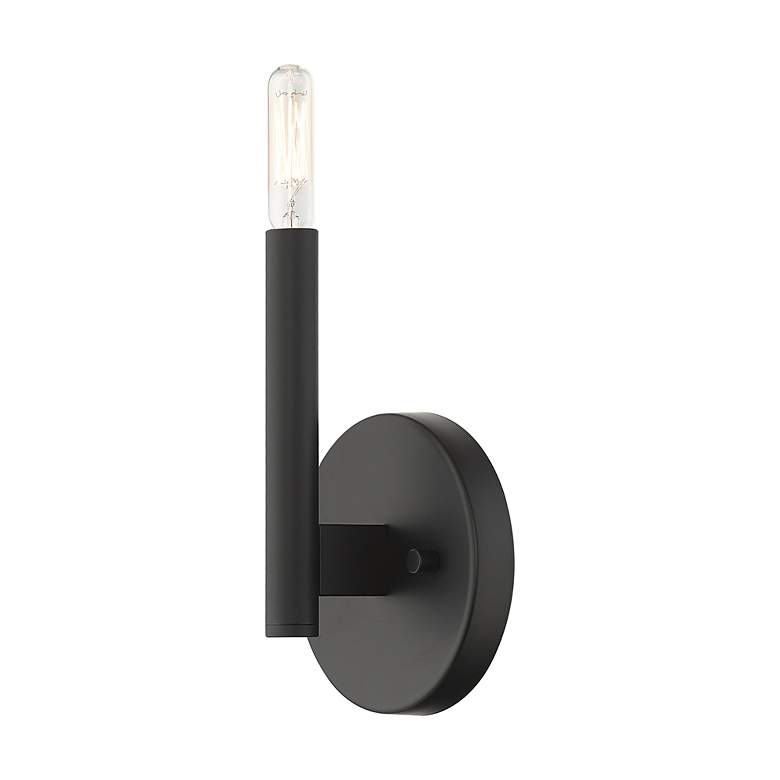 Image 6 1 Light Black ADA Sconce more views