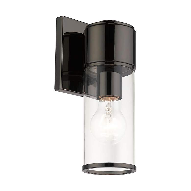 Image 5 1 Light Black Chrome ADA Sconce more views