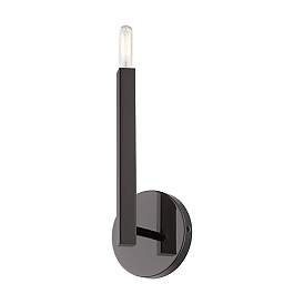 Image5 of 1 Light Black Chrome ADA Sconce more views
