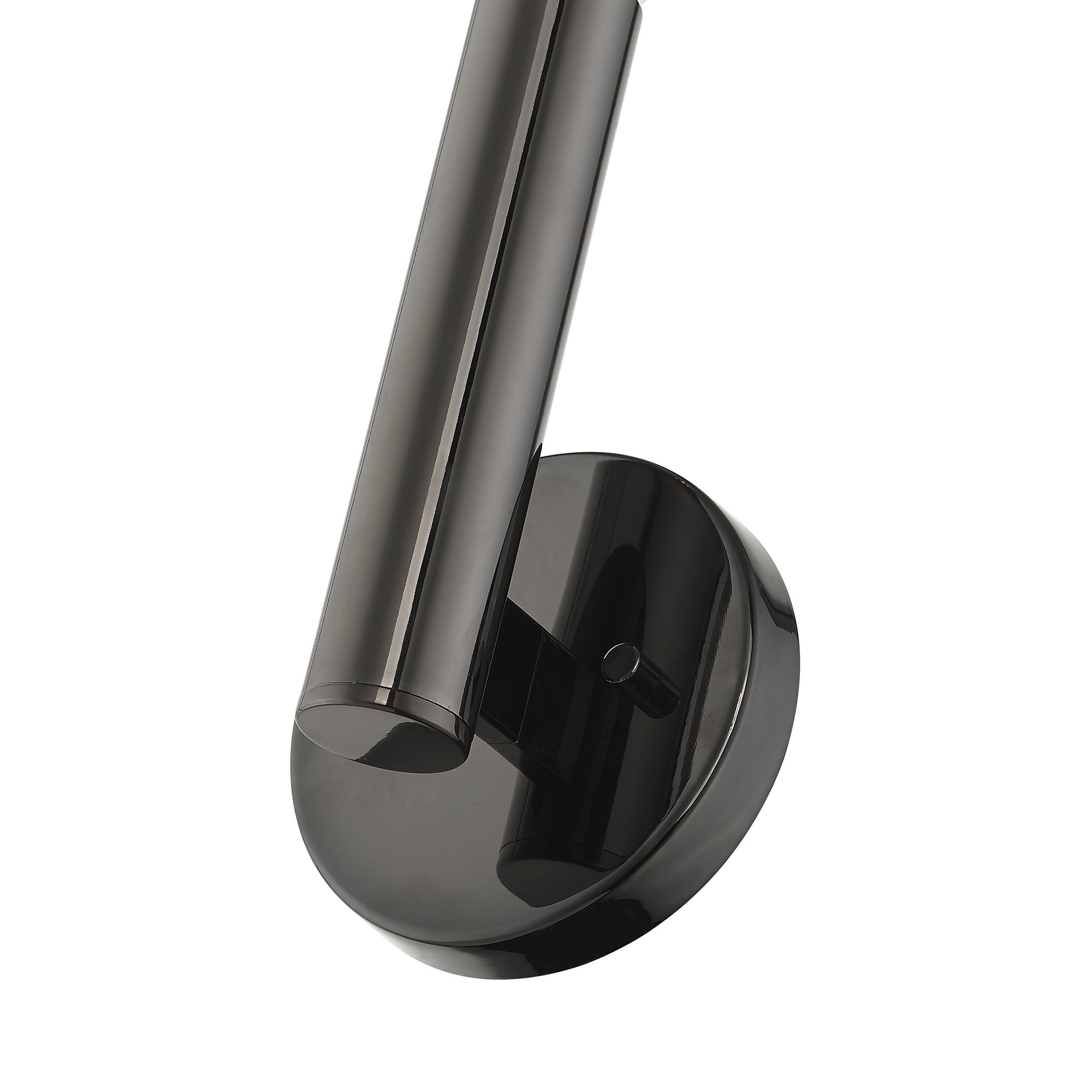 1 Light Black Chrome ADA Sconce