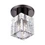 5_1 Light Black Chrome Crystal Semi-Flush more views