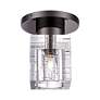 6_1 Light Black Chrome Crystal Semi-Flush more views