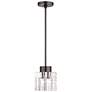 2_1 Light Black Chrome Crystal Single Pendant