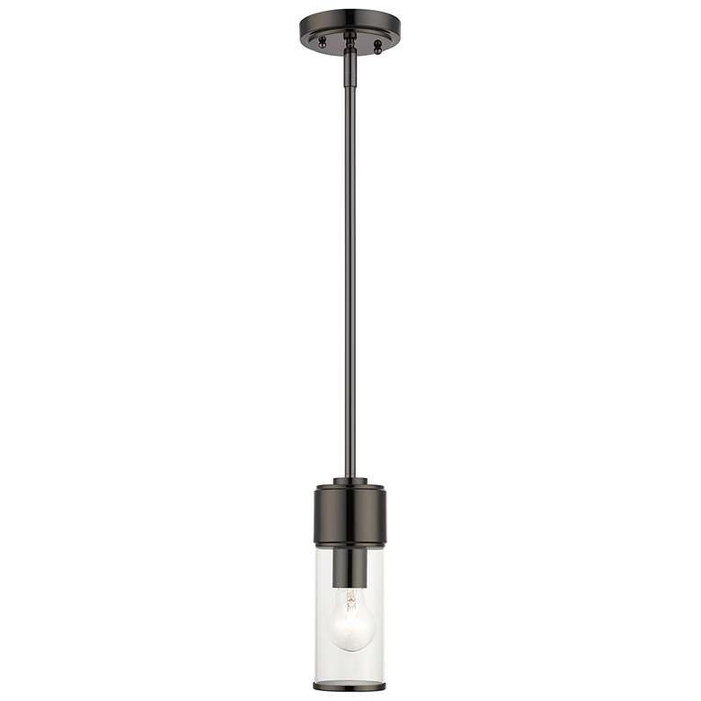 Image 1 1 Light Black Chrome Mini Pendant