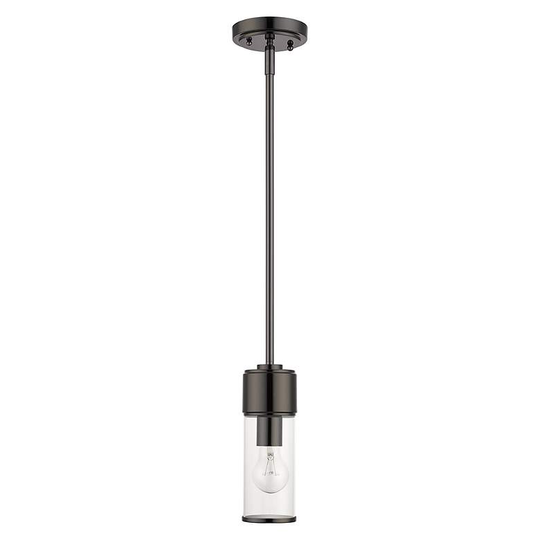 Image 3 1 Light Black Chrome Mini Pendant more views