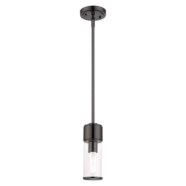 Image 4 1 Light Black Chrome Mini Pendant more views