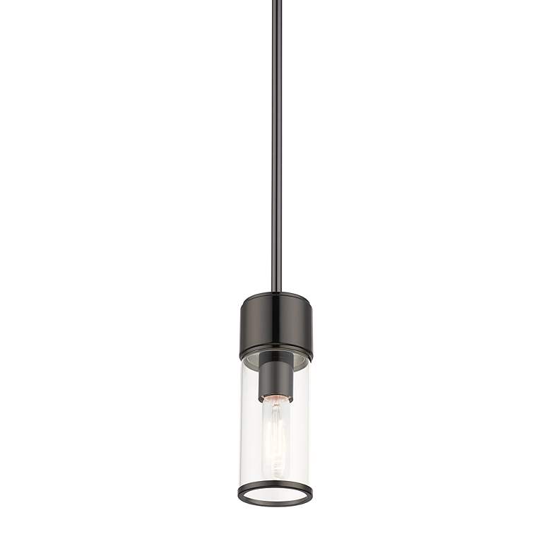 Image 5 1 Light Black Chrome Mini Pendant more views