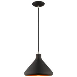 1 Light Black Mini Pendant
