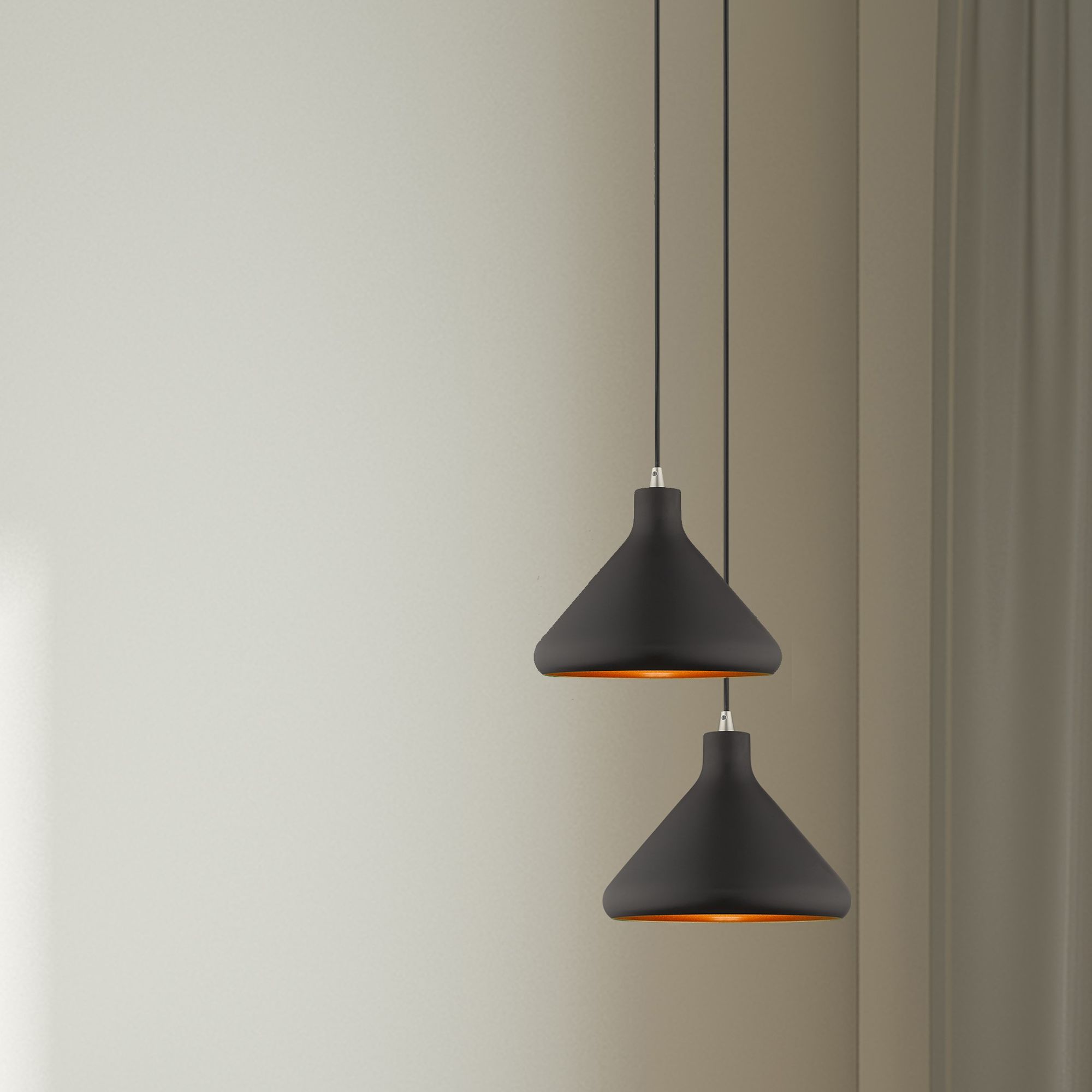 1 Light Black Mini Pendant