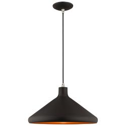 1 Light Black Mini Pendant