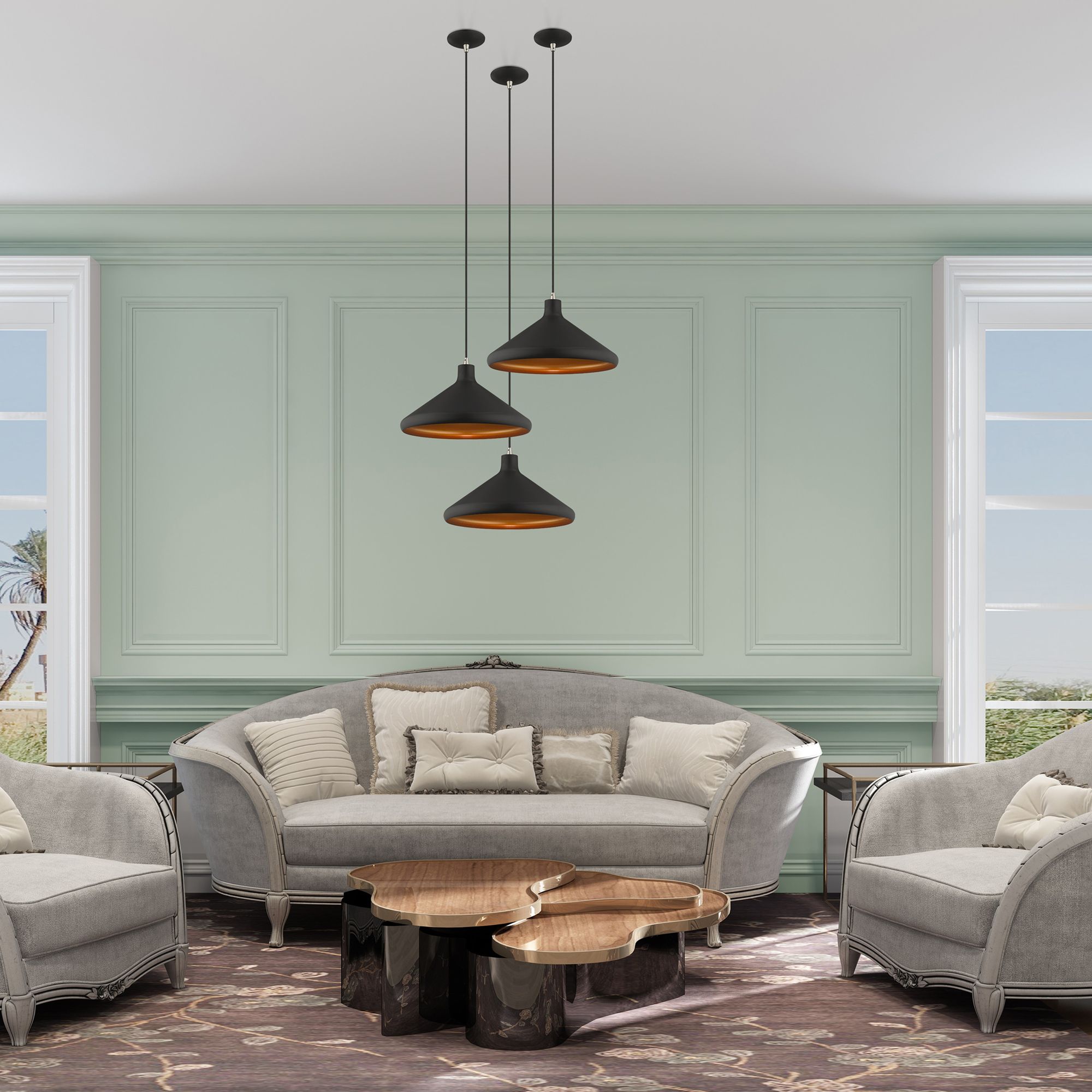 Image 6 1 Light Black Mini Pendant more views