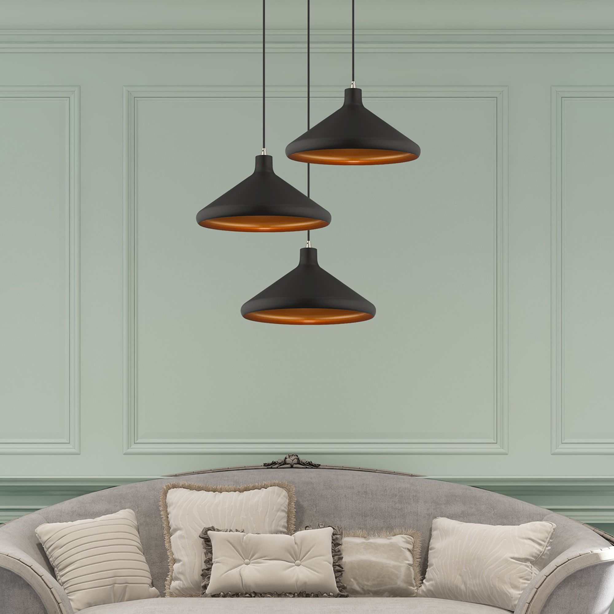 Image 7 1 Light Black Mini Pendant more views