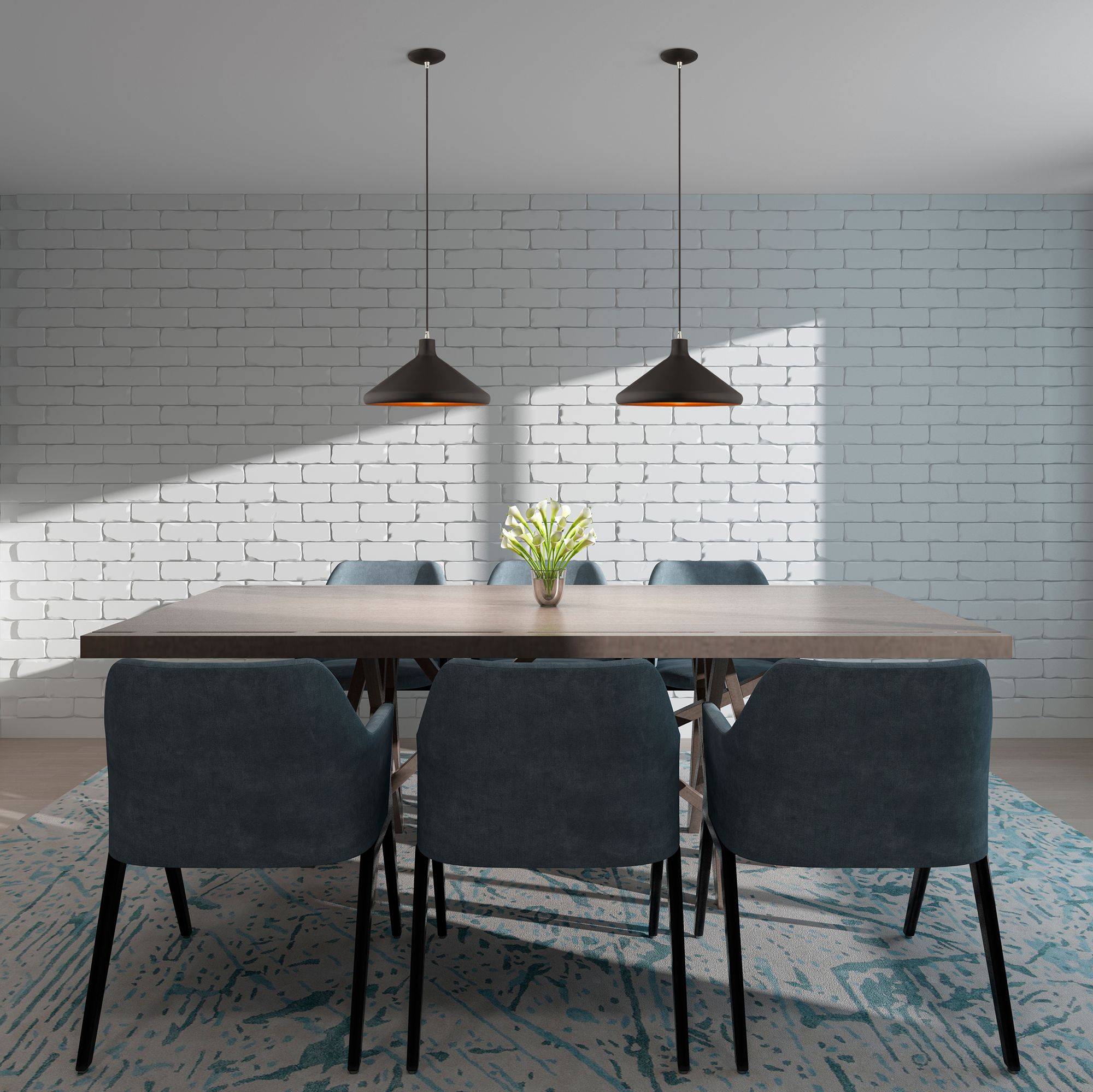 1 Light Black Mini Pendant