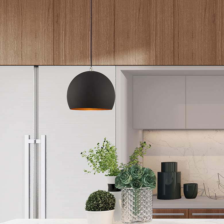 Image 1 1 Light Black Mini Pendant