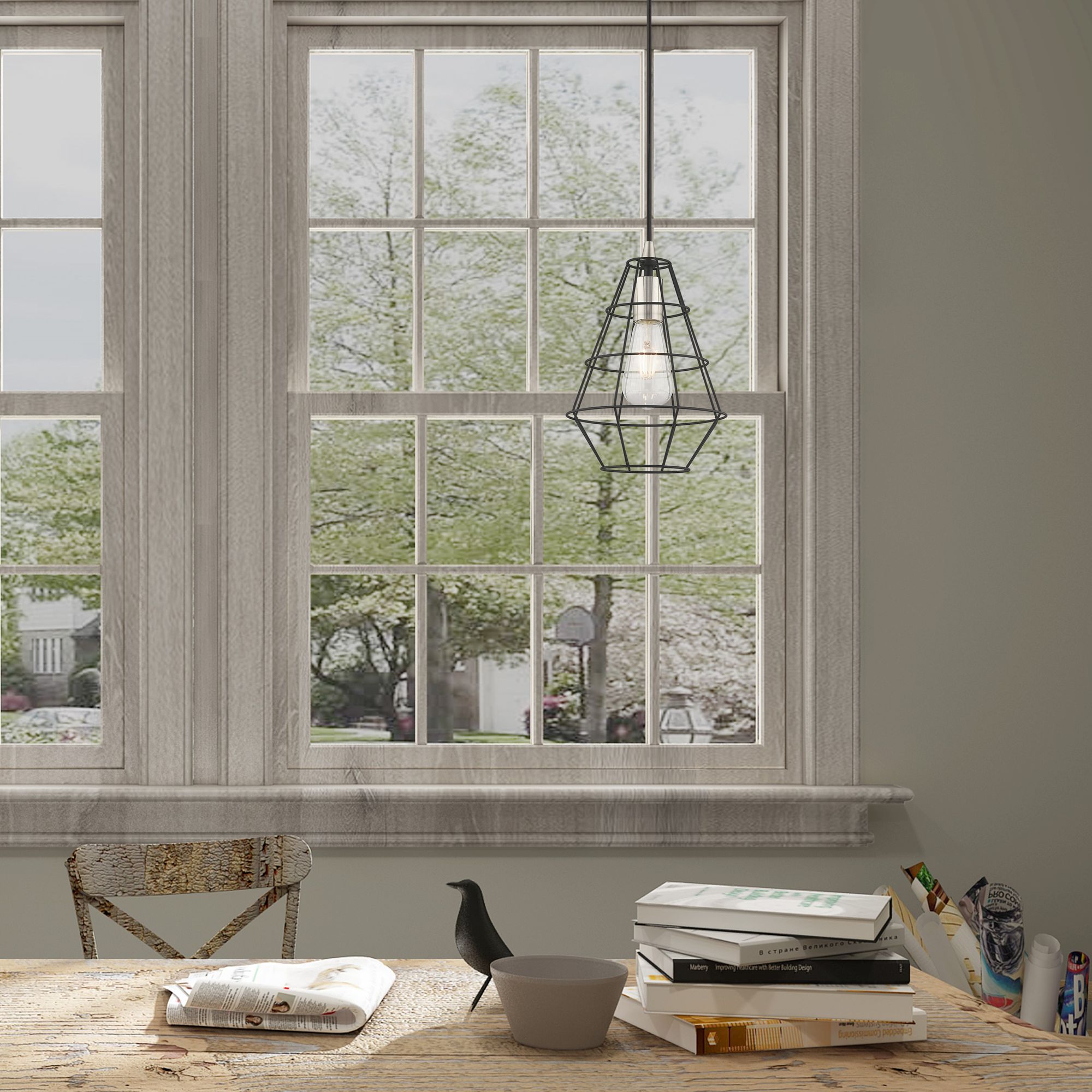 1 Light Black Mini Pendant