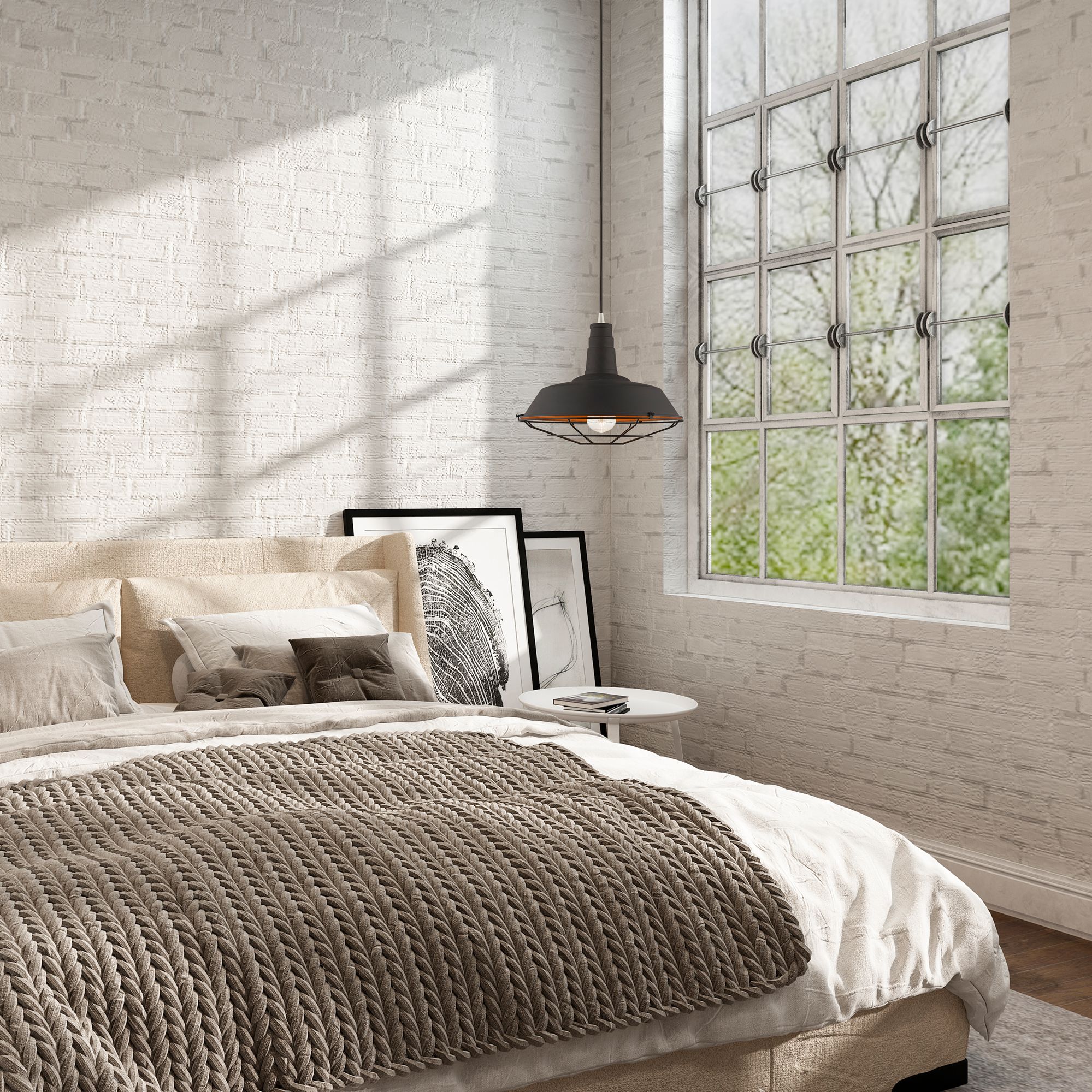 1 Light Black Mini Pendant