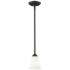 1 Light Black Mini Pendant
